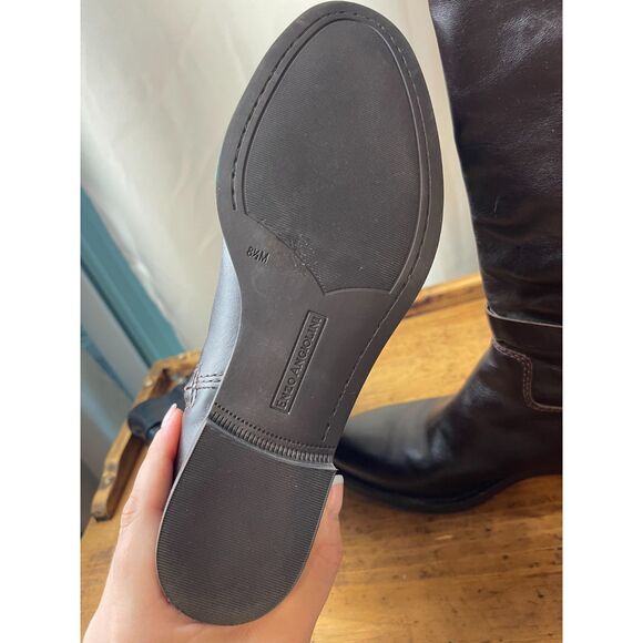 Enzo Angiolini Brown Leather Riding Boots – Size 8.5M - Picture 4 of 4